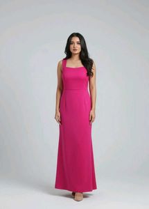 its a one piece pink dress