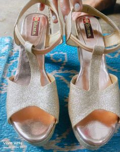 Women Golden High Heel