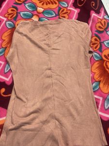 Casual V-Neck Knit Top