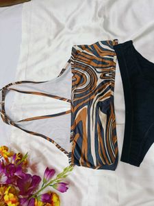 🇭🇲💗💫 Tiger Print Bikini Set
