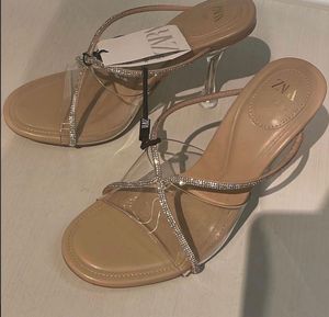 ZARA OPEN TOE HEELS
