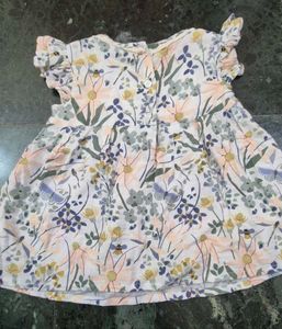 Cute Floral Baby Dress in 1-2 years girl