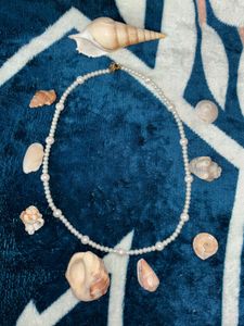 Pearl Necklace and bracelet set