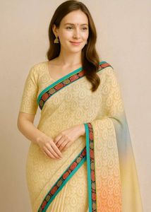Elegant Printed Saree