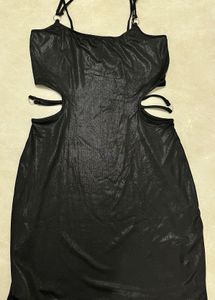 Sleek Black Bodycon Dress