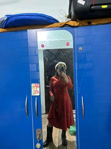 Red Long Dress For Winter