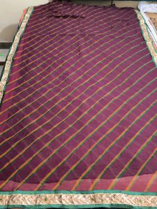 Vintage Gotta Patti Border Saree