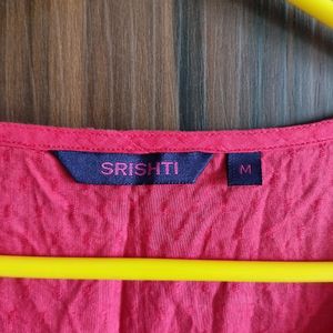 New Without Tag Srishti Carrot Red Colour Kurta ❤️
