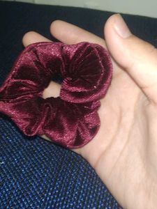 Red Satin Hair Bow