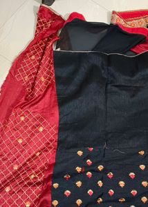 High Fancy Designer Saree with Gold Thread Work