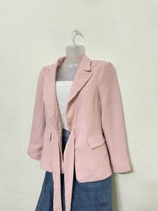 Zara Pink Blazers For Women