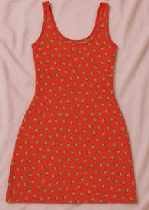 Forever 21 Red Floral Bodycon Dress