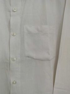 Vintage White Button-Down Shirt