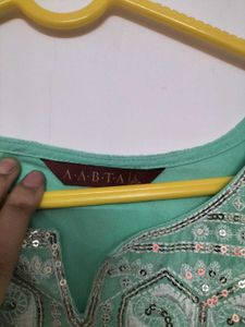 Elegant Mint Green Kurta