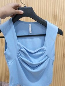 Cute Light Blue Tank Top