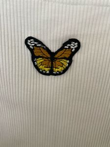 White Mid Length Top