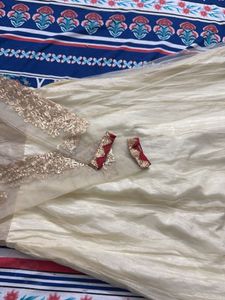 Elegant Gold Embroidered Dress