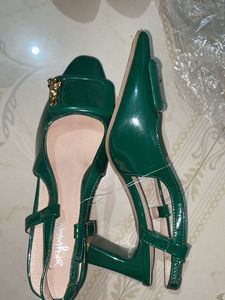 Royal Green Pointed Heels