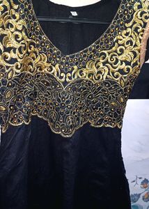 Full Cotton Anarkali Dress For Womens