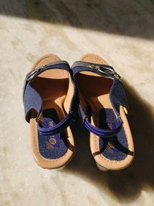 Stylish Blue Wedges