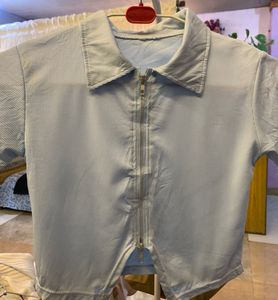 Zipper Top🩵