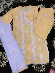 chikankari suit set