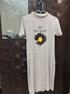 Peace & Love Graphic Midi Dress