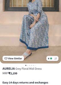 Aurelia, Melange Floral Midi Dress