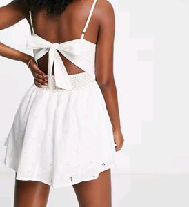 Sexy Mini Chikan Pure Cotton Zara Dress.