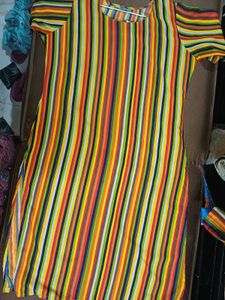 Colorful Striped Kurti