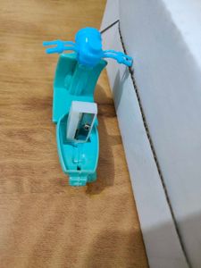 Scooter Shaped Pencil Sharpener Sky Blue Colour