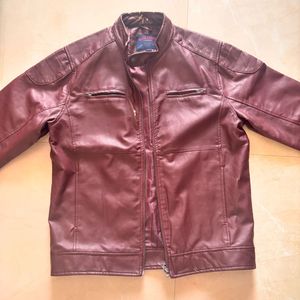 Burgundy Leather Jacket