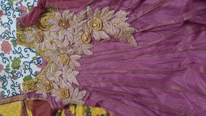 Beautiful Purple Anarkali Partywear Suit Sets