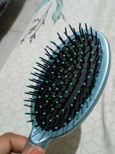 Combo Of Hair Comb And Scrunchies Rubber Bands