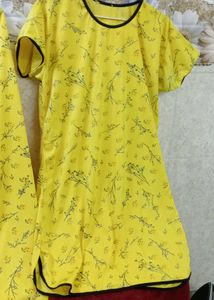 Floral Night Suit Set