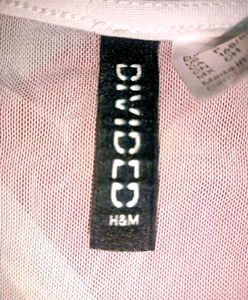 H&amp;M White Skater Dress