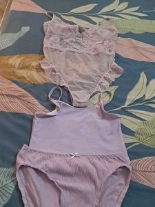 Combo Of  Three  Bodysuit  Top  N Panty