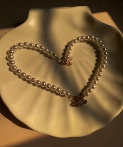 Vivienne Westwood Necklace Aesthetic Saturn Pearl