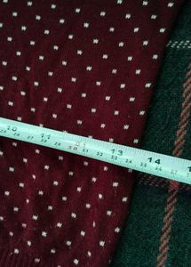 Stylish Woolen Sweater for Winter – Maroon &amp; White