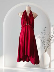 Beautiful Dark Red Dress