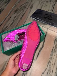 Pink redium short heel