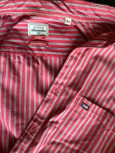 Arrow Button Up Shirt Men&#39;s  Red Striped