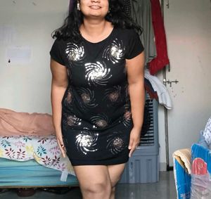 galaxy print dress