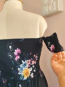 Floral Off-Shoulder Maxi Dress