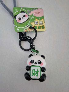 Panda Key Chain With Fidget