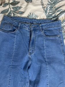 Wide Leg Denim Jeans Women