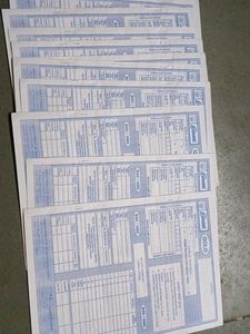 Ssc/Hsc Practice Answer Sheet 12 Piece