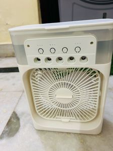 Portable Mini Air Cooler with Humidifier &amp; Fan – R