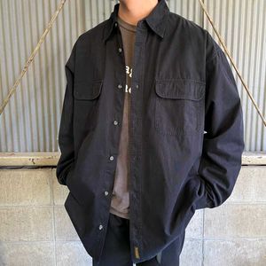 Vintage Black Button-Down Shirt
