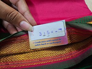 Rose Pink Saree With Paithani Border
